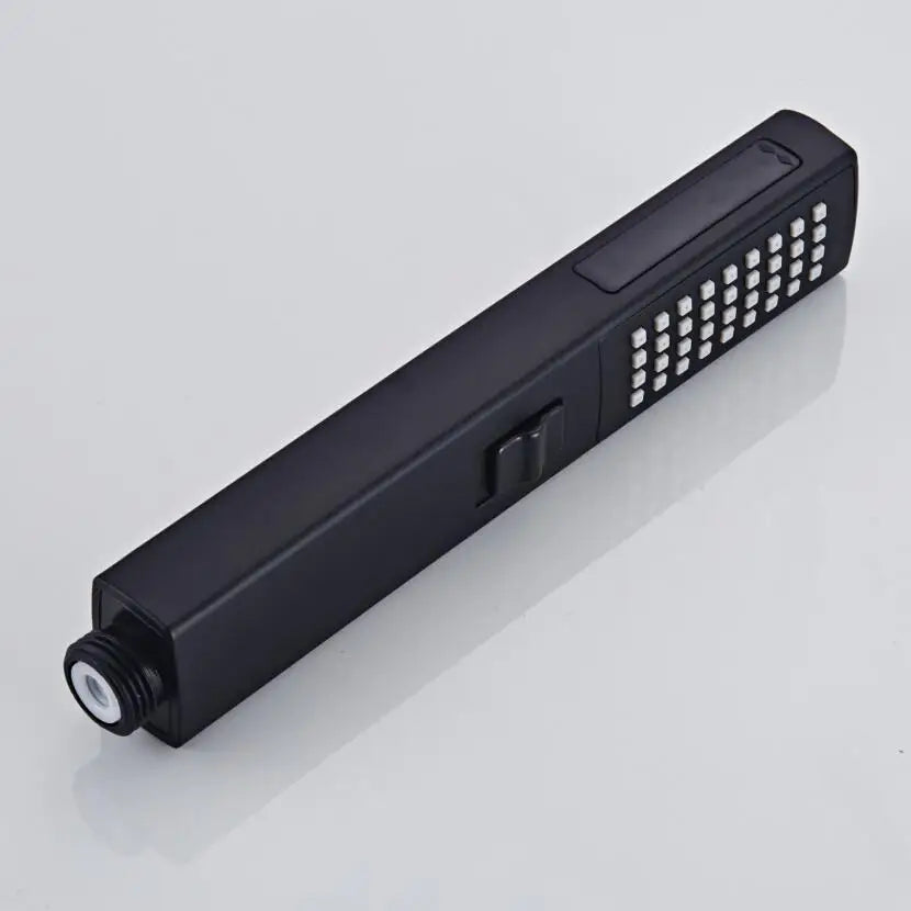 Bathroom Accessories Black Wall ABS Shower Mounting Brackets Black Shower&Spray 2 Function Handheld Sprinkler Balck 150CM Hose