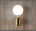 Bedroom Bedside Big Ball Glass Wall Lamps Study LED Sconces Wall Lighs Modern Aisle Corridor Balcony Nordic Living Room Fixtures