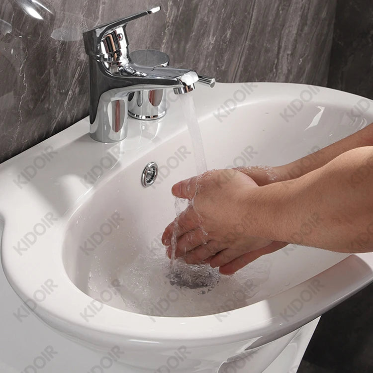 Bathroom Sinks,Double Level Porcelain Wudu Sink,Foot Wash Basin Ablution,Ceramic,mop Sink,Indoor and Outdoor