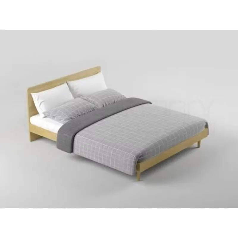 Hotel Bedroom Furniture Adult Double Bed Big Wooden Beds Comfortable and Eco-friendly Matertrial