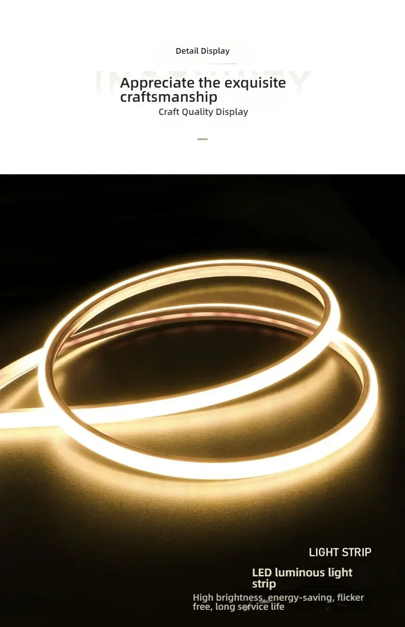 Living room decoration painting LED ambient wall light painting modern luxury sofa background wall, minimalist hanging painting