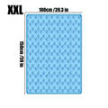 Dog Cooling Mat Hot Summer Non-Slip Cushion Pet Cats Bed Cooling Mat for Small Medium Large Breeds Animals Resting Camping