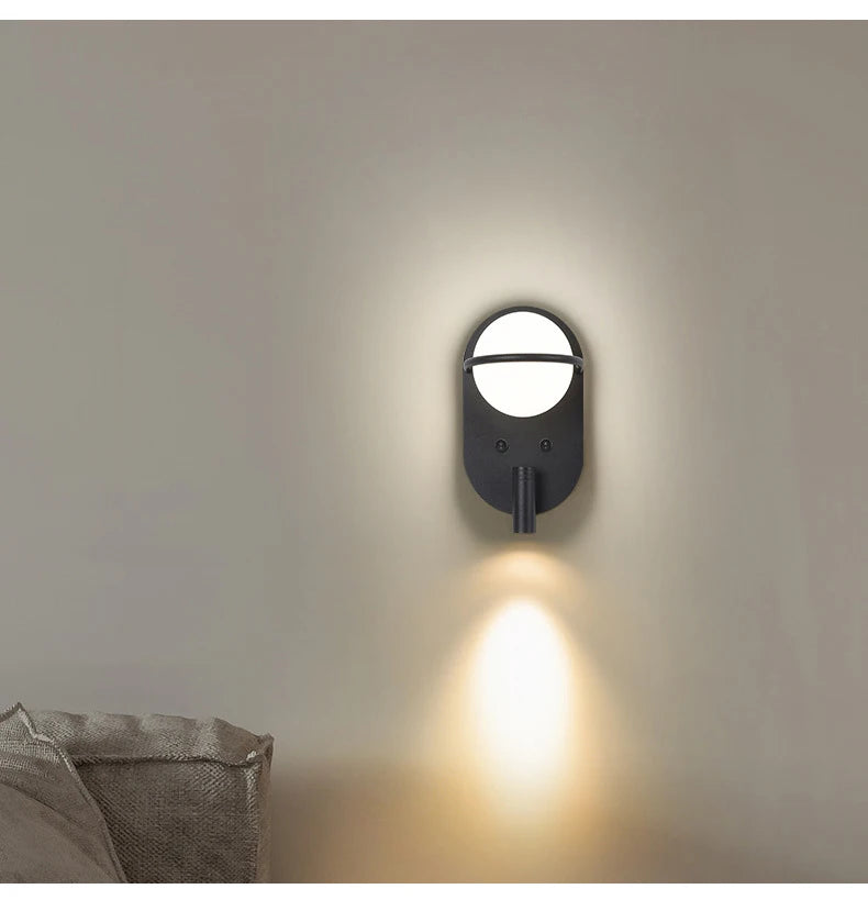 Bedroom Bedside Wall With Switch Wall Lights Creative Led Adjustable Modern Study Living Room Sofa Tv Background Walls Lamp