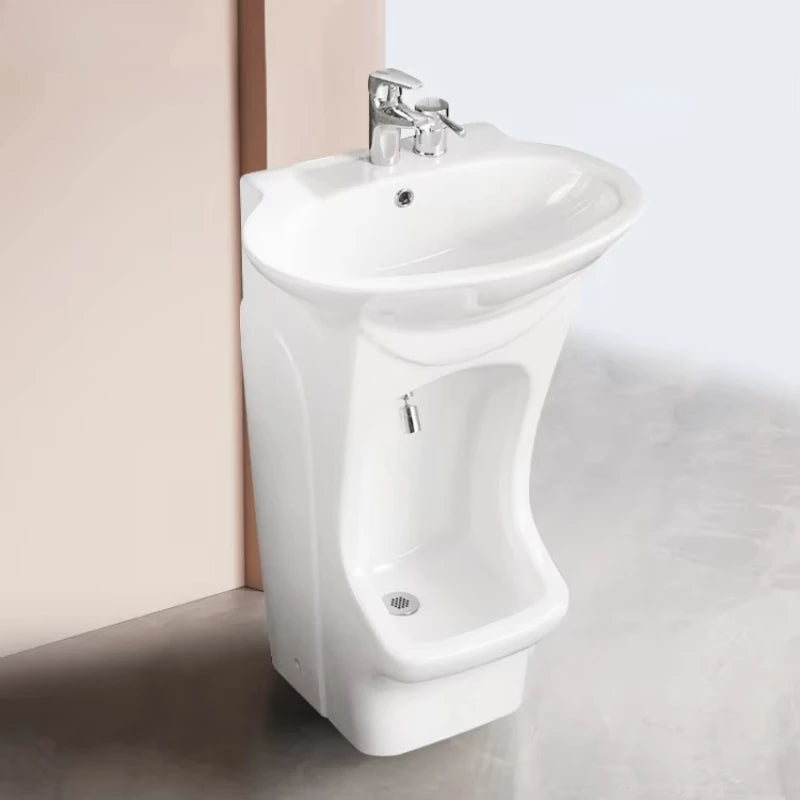 Bathroom Sinks,Double Level Porcelain Wudu Sink,Foot Wash Basin Ablution,Ceramic,mop Sink,Indoor and Outdoor