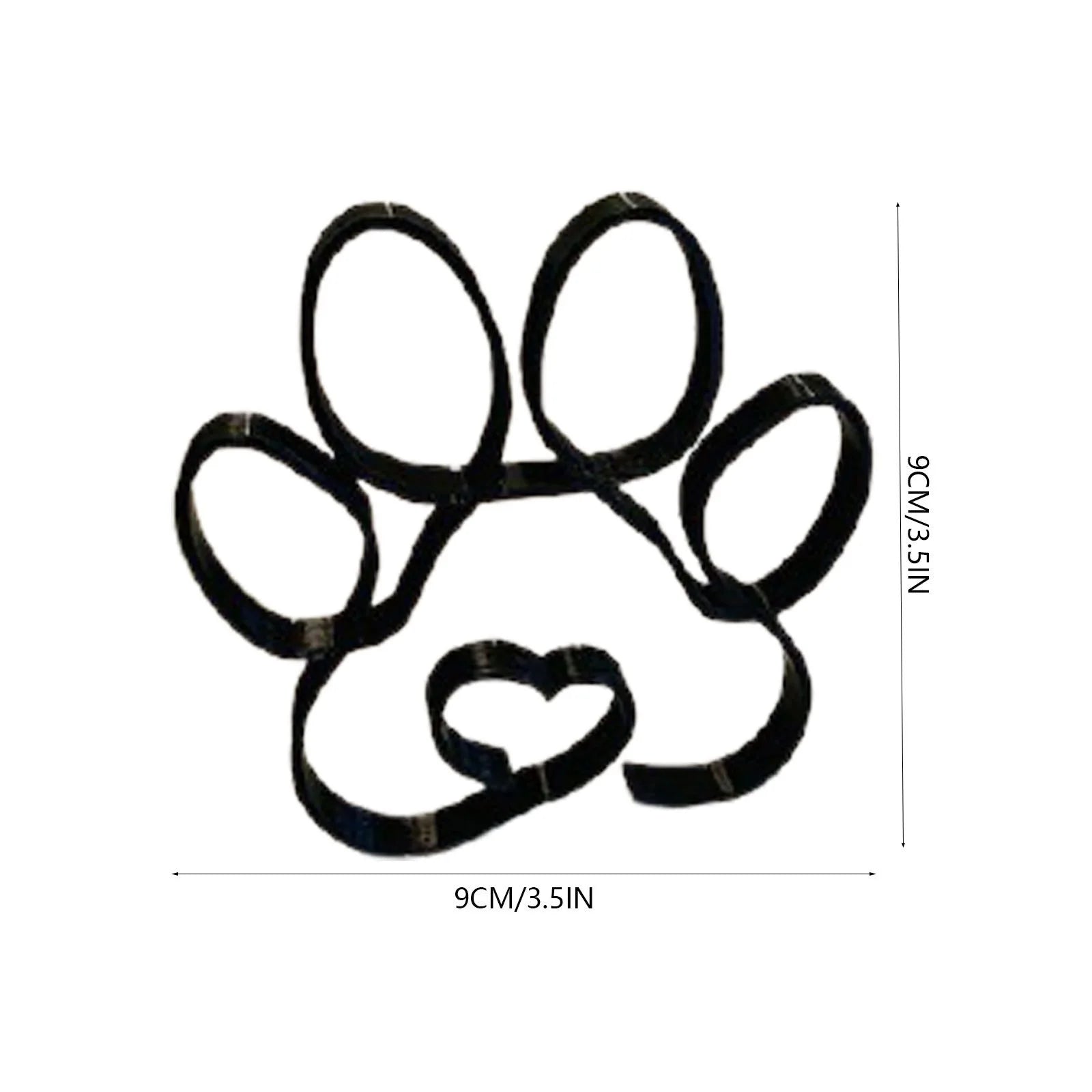 Dog Art Sculpture Metal Dog Abstract Minimalist Art Iron Figurines Office Desktop Accessories For Home Decoration Cute Miniature