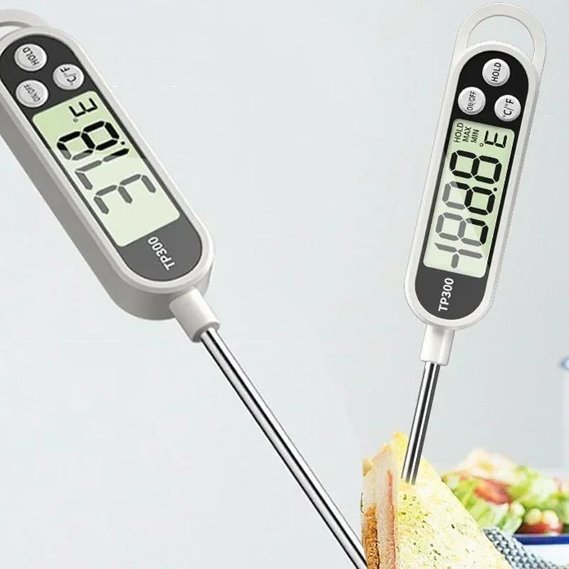 Kitchen Thermometer for Cooking Digital Temperature MeasuringTool for Meat Electronic Food Thermometer LCD Display Food