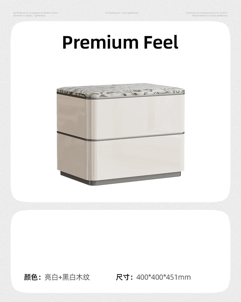 Delicacy Bedroom Nightstand Storage Drawers Classic Practical Bedside Table Aesthetic Luxury Mesitas De Noche Home Furniture