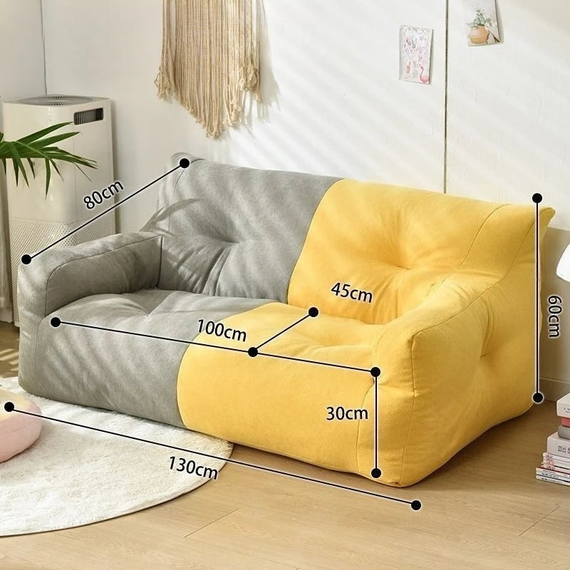 Living Room Sofas Modern Bean Bag Lazy Sofa Removable and Washable Bedroom Sofas Household Room Furniture Balcony Sleeping