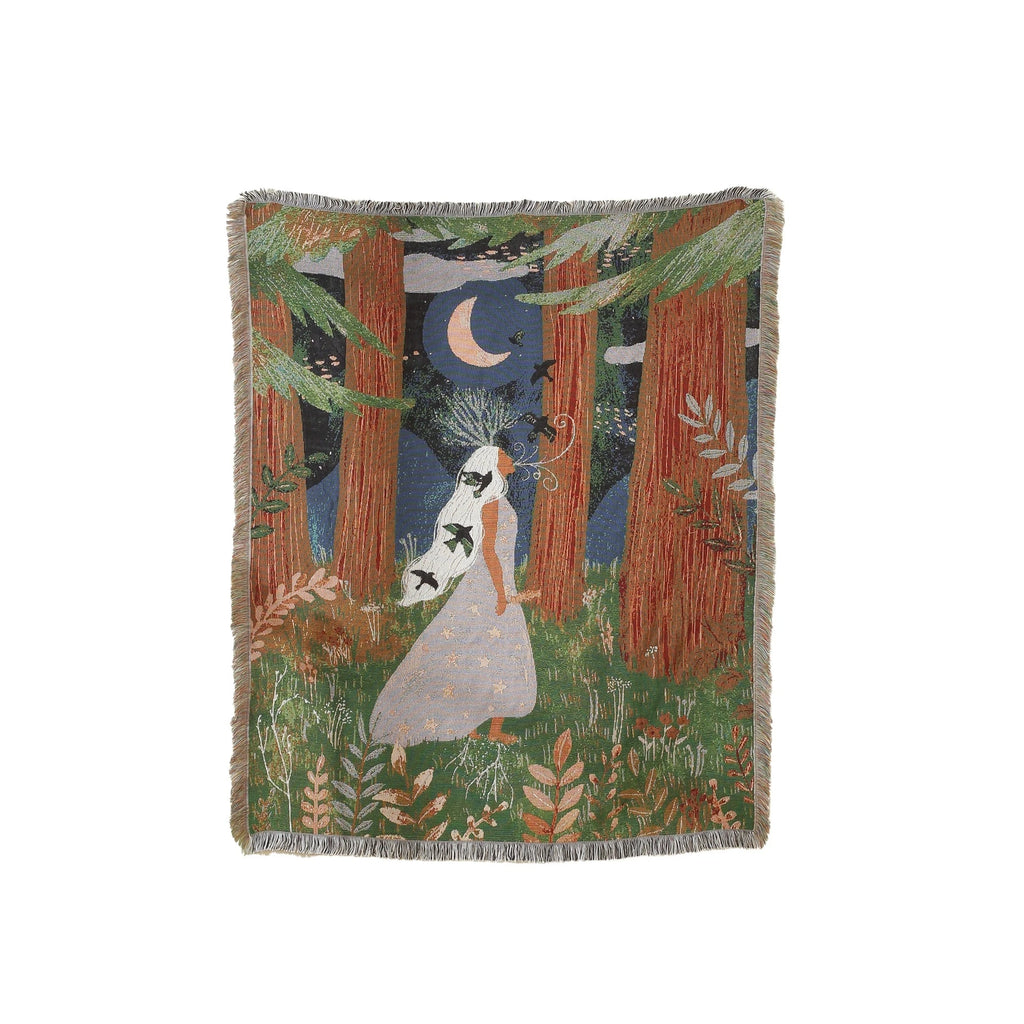 Nordic Style Artist Blankets for Beds Retro Art Bedroom Decoration Tapestry Leisure Ladies Picnic Blanket Outdoor Camping Mat