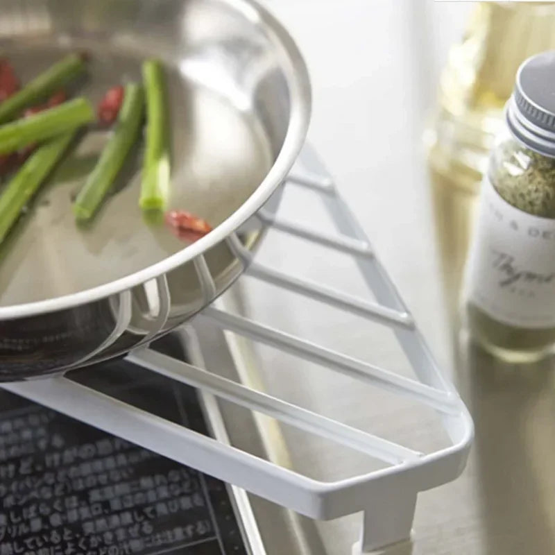 Kitchen Storage Metal Iron Single Layer Kitchen Seasoning Jar Pot Shelf Dish Drying Rack