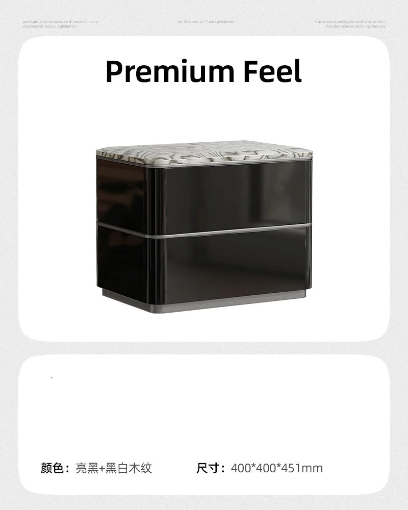 Delicacy Bedroom Nightstand Storage Drawers Classic Practical Bedside Table Aesthetic Luxury Mesitas De Noche Home Furniture