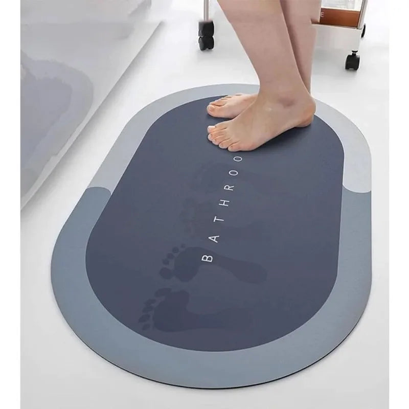 Bathroom Mat Decor Rug, Non-Slip, Quick-Drying, Stain-Resistant Bathroom Mat - Easy-Care Shower Mat for Bathroom Floors Mat