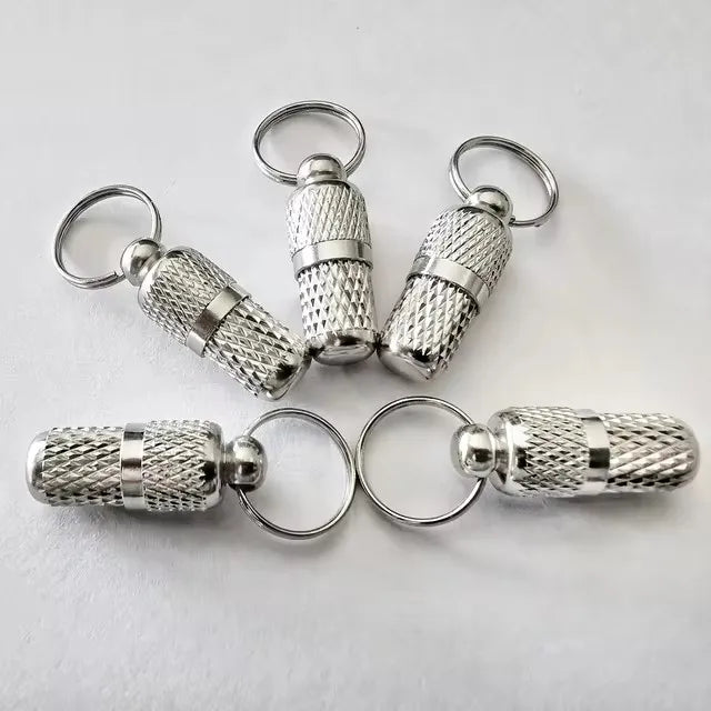 Dog Cat Name Tags Pet Collar ID Tag Keychain Anti-lost Nameplate Pendant Waterproof Capsule/Keyring Necklace Puppy Accessories