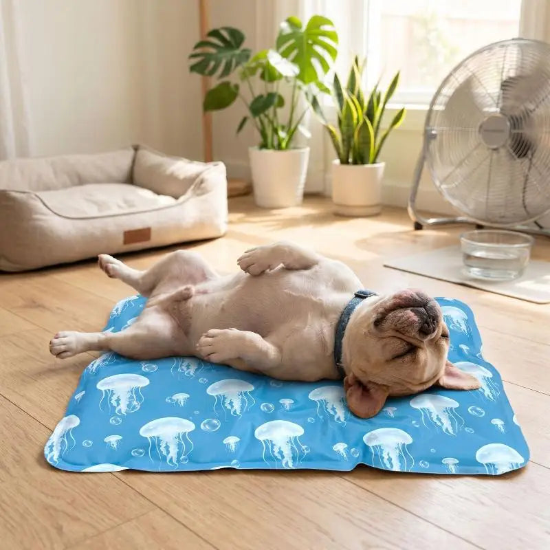 Cooling Ice Mat For Pets Non Toxic Summer Dog Cat Self Cooling Gel Pad Bed Crate Sofa Floor