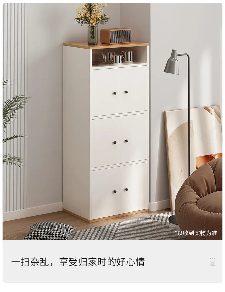 Living Room Storage Cabinet Chest of Drawers Bedroom Wooden Locker, Small Standing Cabinet, Household Bedside Locker, Drawers