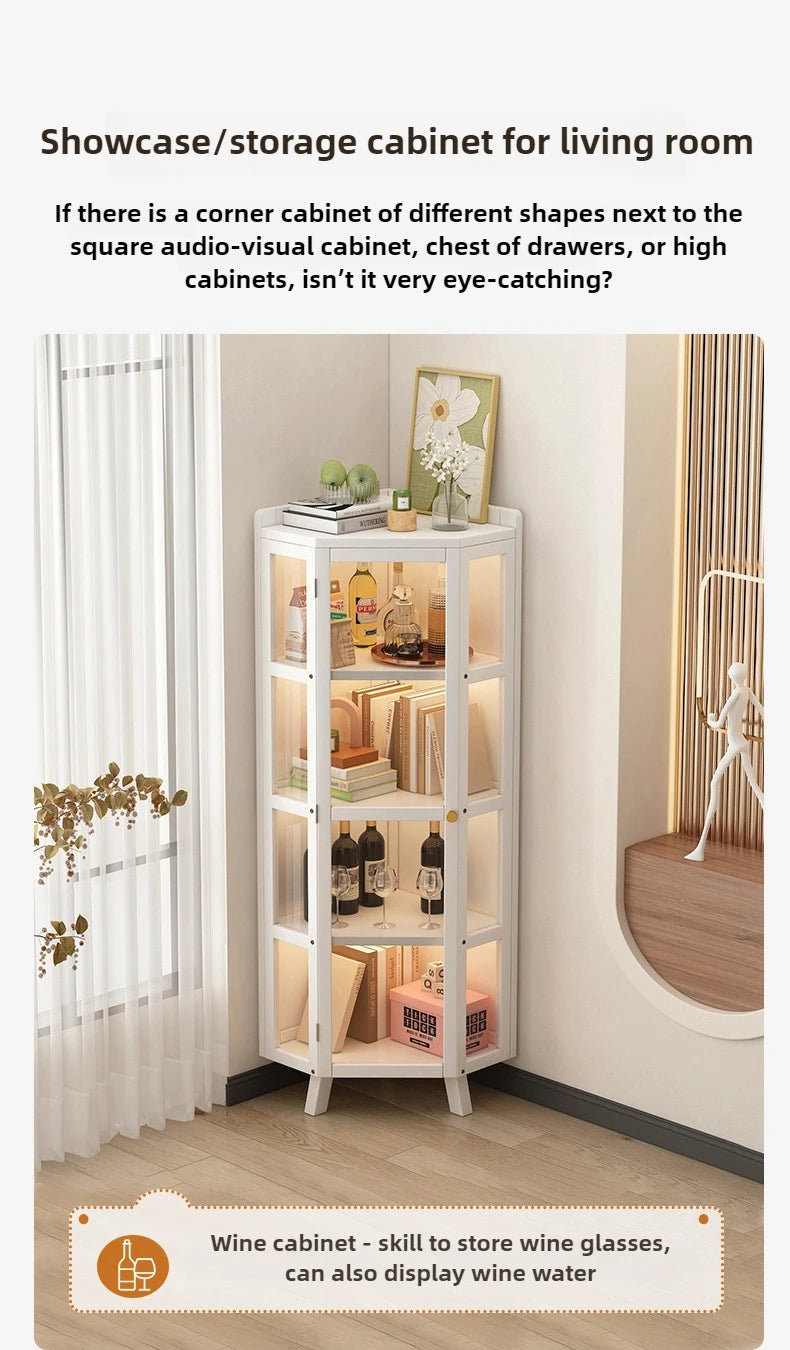 Corner Cabinet Dining Room Corner Cabinet Wall Triangle Cabinet Corner Locker Living Room Bedroom Corner Floor Storage