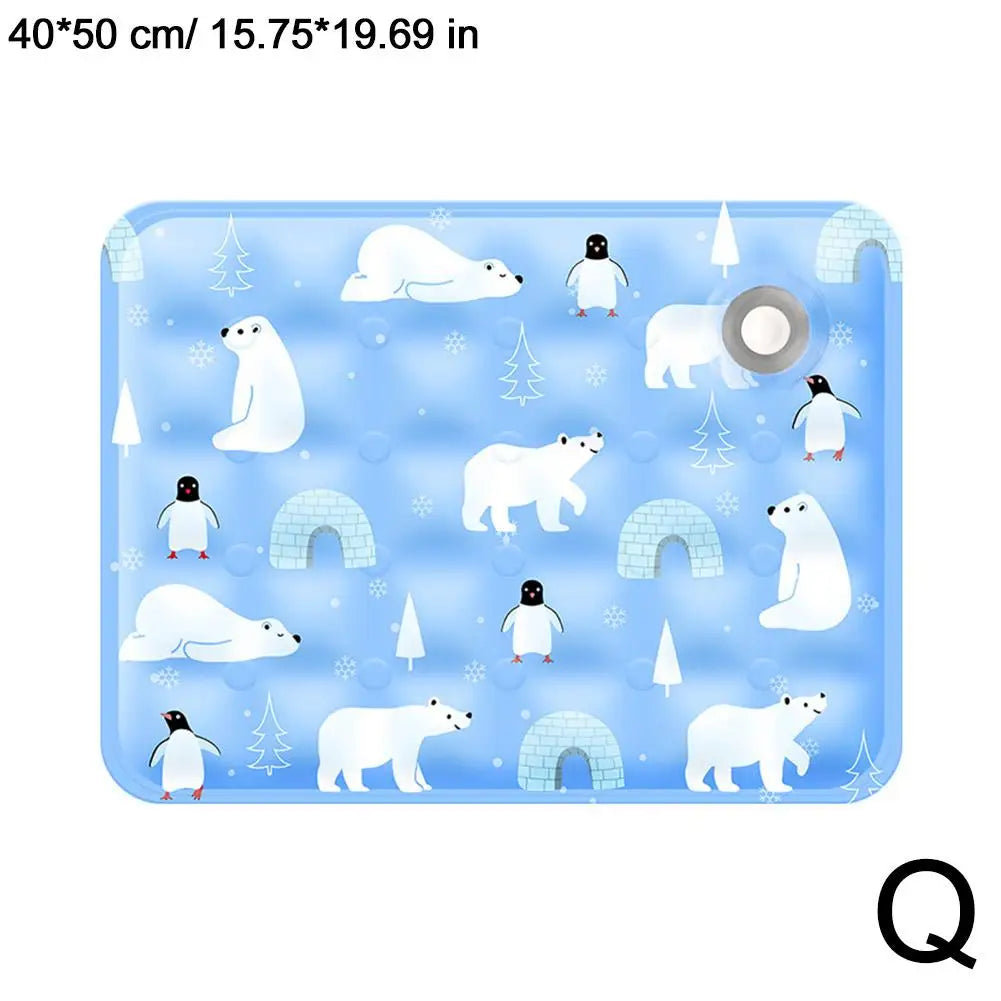 Cooling Ice Mat For Pets Summer Pet Cold Bed Extra Large For Small Big Dogs Pet Accessories Water Injection Cooling Pad Dry Pad