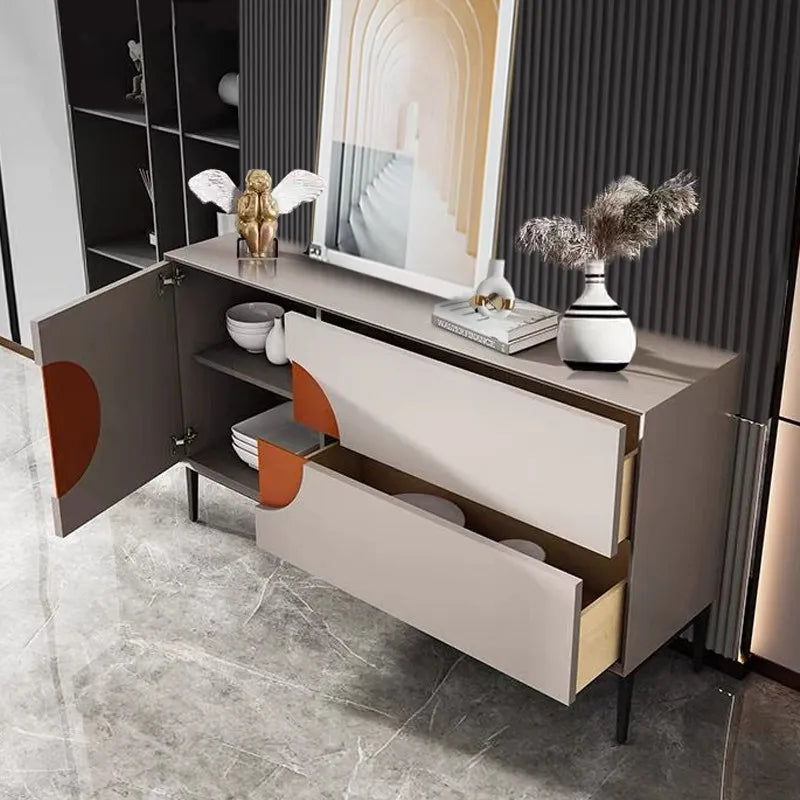 Living Room Entry Storage Partition Cabinet Light Luxury Entrance Decorative Cabinet Simple Modern Dining Side Cabinet Furniture