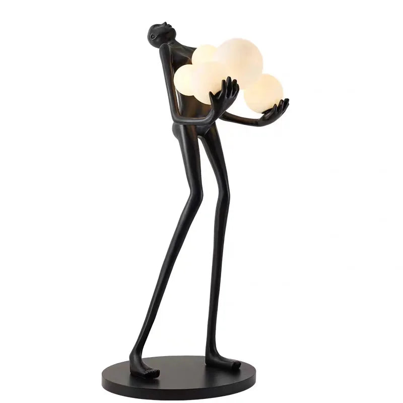 Hotel Lobby Living Room Light Emitting Diode Creative Design Art Tree Modern Floor
