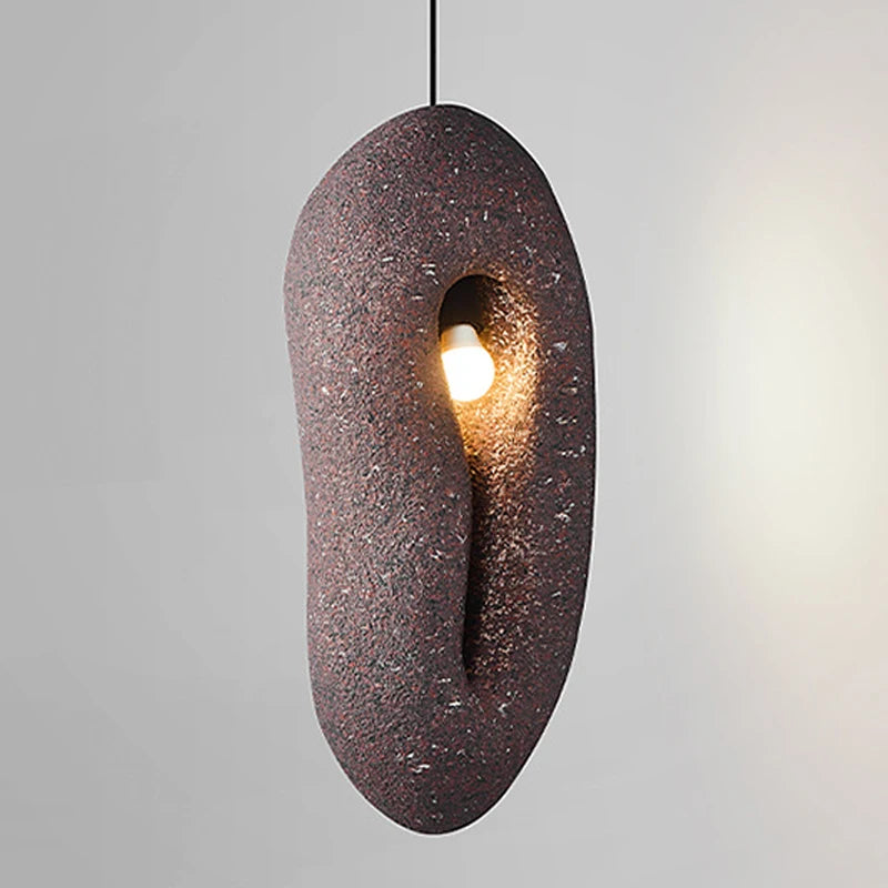 Online Celebrity Designer Dining Room Qingba Small Droplight Japanese Wabi Sabi Retro Red Home Stay Bedside Pendent Lamp