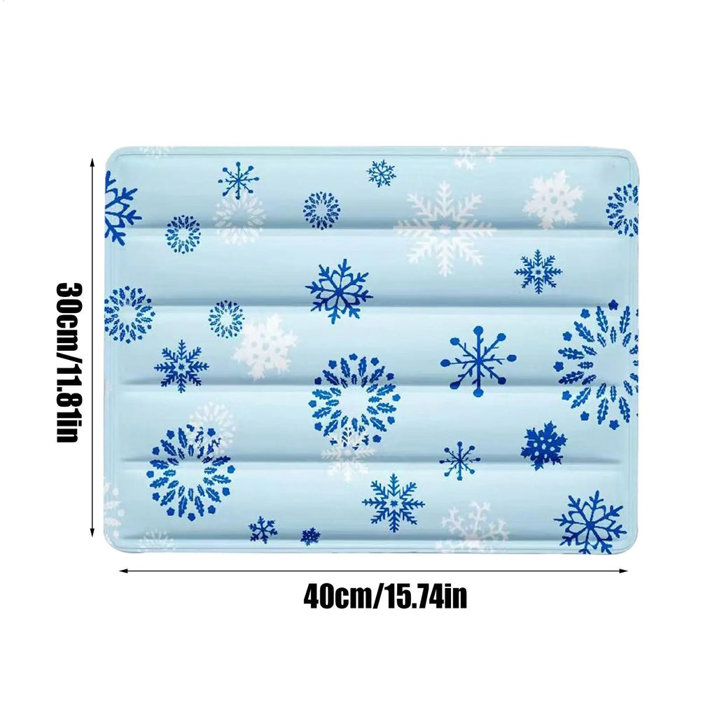 Dog Cooling Mat 30x40cm Ice Bed Soft Reusable Floor Cushion Summer Cool Mat for Small Medium Large Cats Indoor Outdoor Use