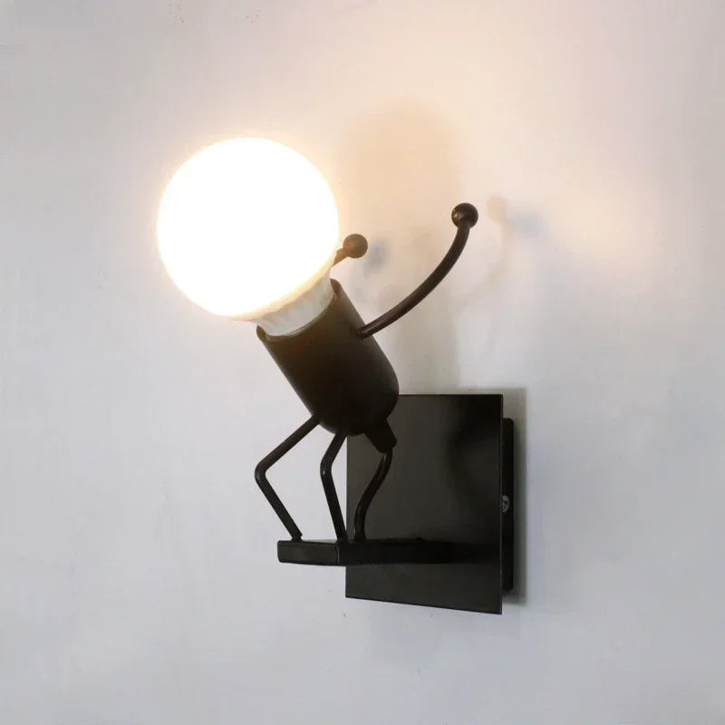 Creative Personality Living Room Bedroom Bedside Lamp Balcony Corridor Corridor Wall Lamp Art Children's Room Wall Lamp