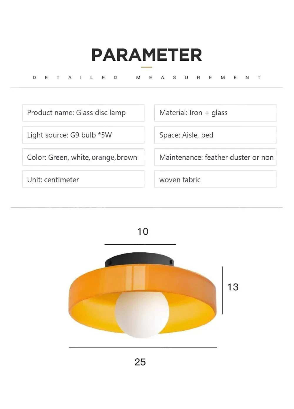 Wall Lamp Minimalist Room Decoration Ceiling Lights For Bedroom Living Room Study Indoor Home Round Glass Illumination Luminaire