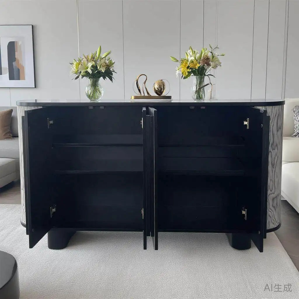 Beauty Modern Living Room Cabinets Simple Design Premium European Storage Cabinet Trendy Luxury Wohnzimmer Living Room Furniture