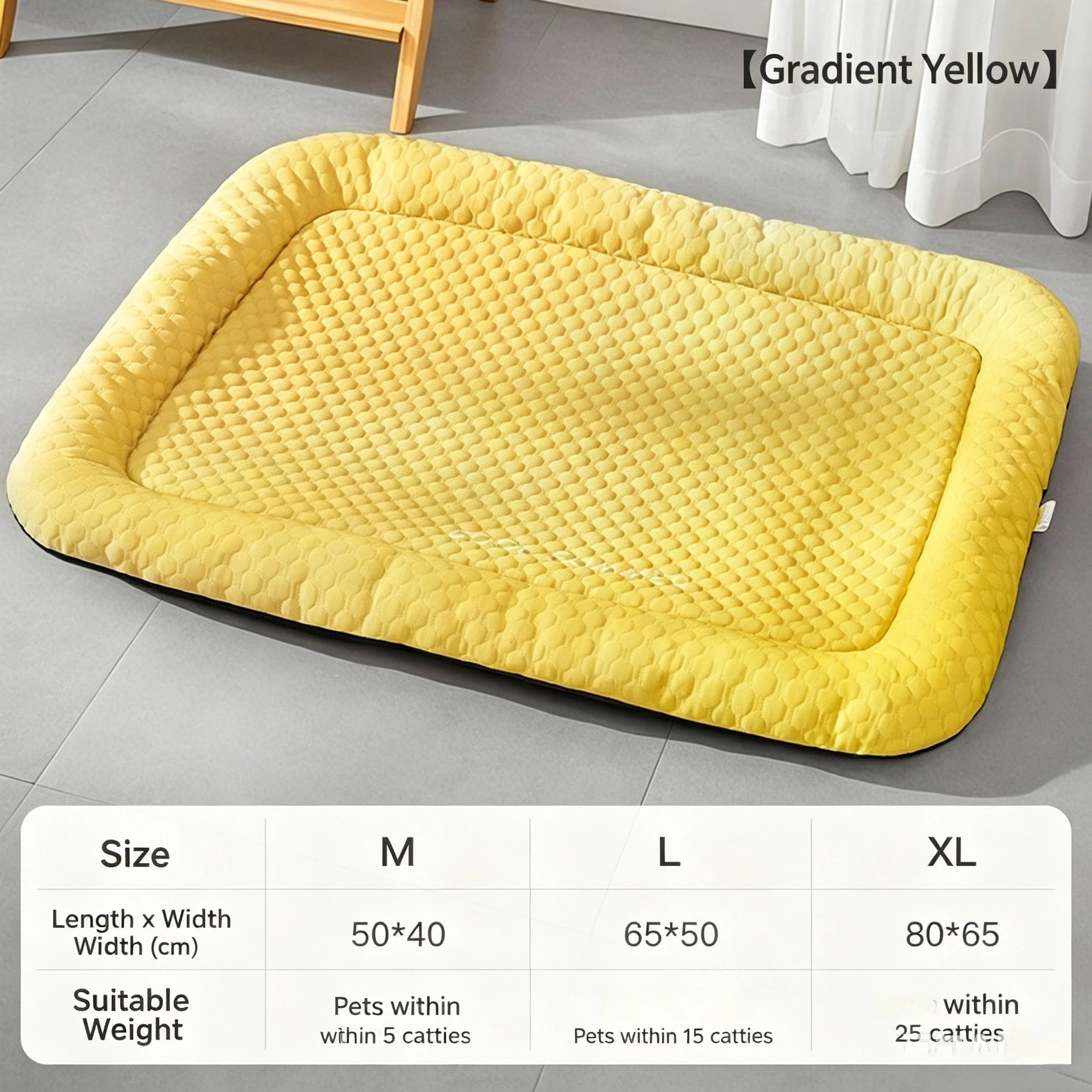 Cooling Bean Dog Mat, Summer Ice Silk Bed, Breathable Cooling Pad, Special Summer Cool Nest for Small Dogs Indoor Rest