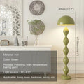 Nordic Living Room LED Floor Lamp Creative Mushroom Shape Indoor Atmosphere Lighting Decorative Floor Lamp