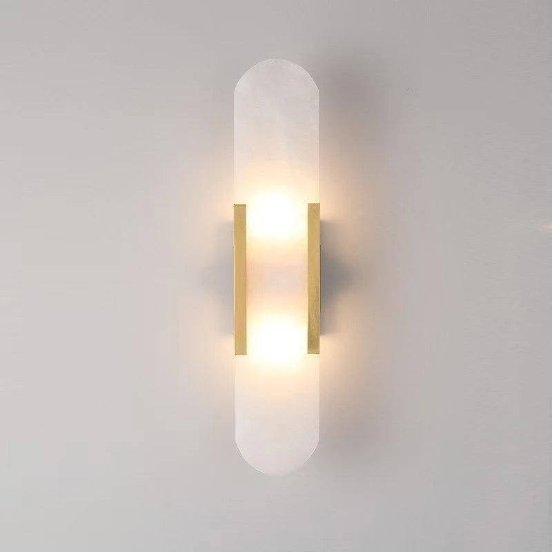 Modern Nordic High-End Marble Bedroom Bedside Lamps Living Room Wall Lighting Elegant Room Decor Marble Interior Wall Led Lights