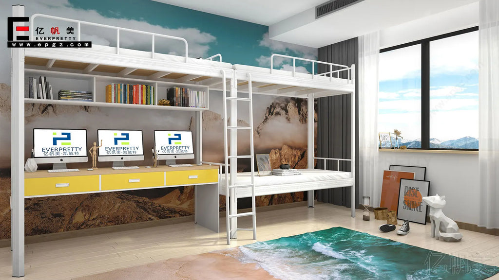 Hotel Bedroom Furniture Adult Double Bed Big Wooden Beds Comfortable and Eco-friendly Matertrial