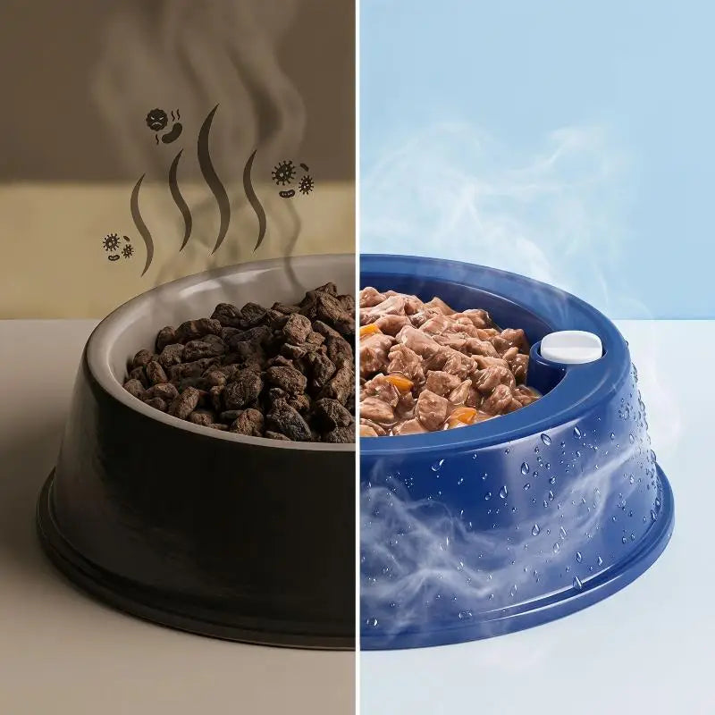 Pet Cooling Ice Bowl Summer Dog Water Feeder Cold Retention Design Let Pets Enjoy Cool Drinking Water