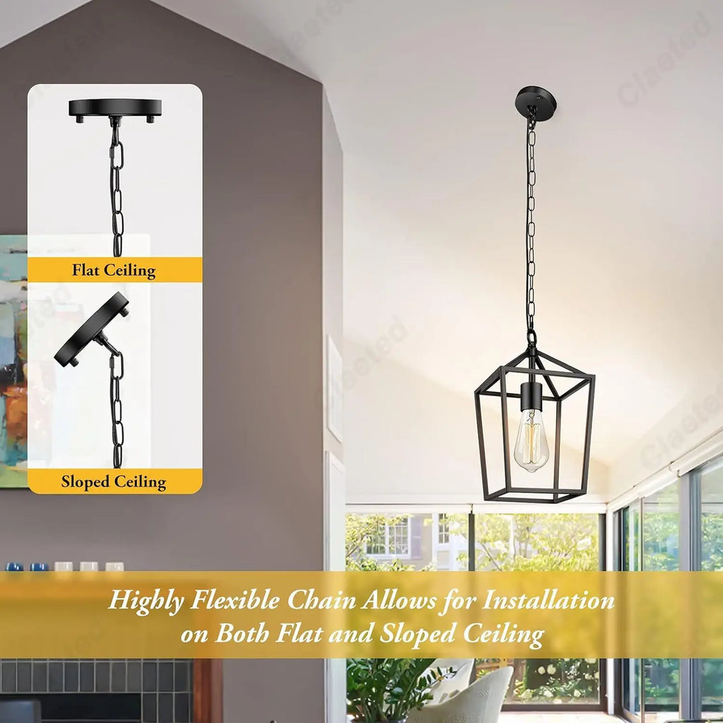 Creative Retro New LED American Wrought Iron Chandelier Living Room Dining Room Bar Corridor Bedroom Decorative Lighting