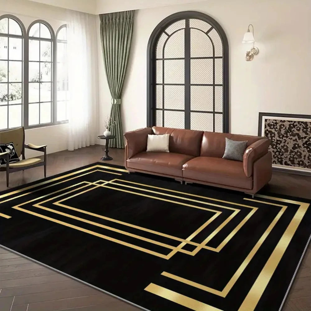 Large Area Living Room Floor Mat Non Slip Carpet for Home Bedroom Entryway Durable Indoor Rug Soft Underfoot Home Decor