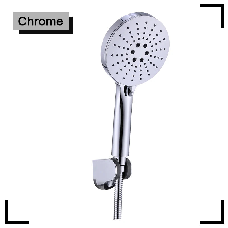 Bathroom 3 Functions Handheld High-pressure Water-Saving Shower Head Hardware Accessories High Qualit ABS Hand-Hold Shower