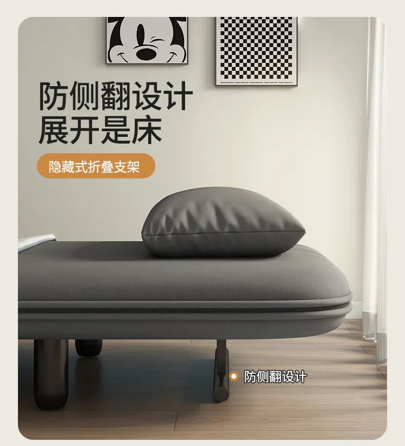 Portable Bedroom Folding Bed Single Pliable Office Sofa Folding Bed Guest Adults Cama Plegable Para Dormir Furniture Home