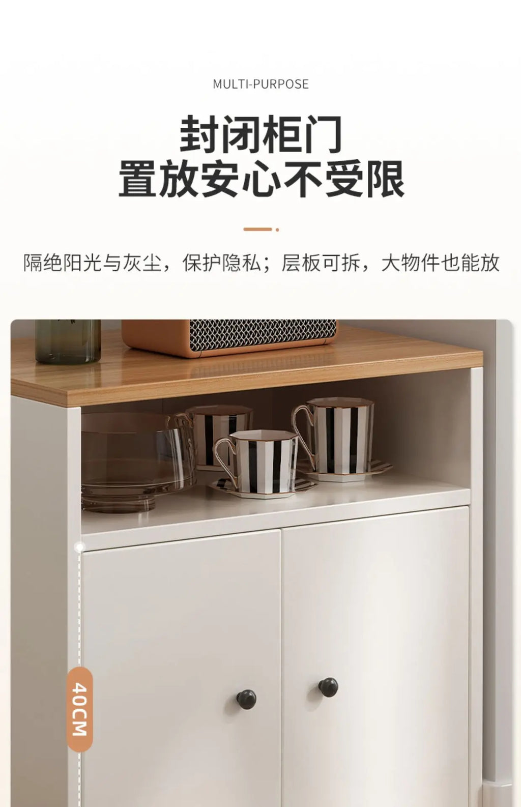 Living Room Storage Cabinet Chest of Drawers Bedroom Wooden Locker, Small Standing Cabinet, Household Bedside Locker, Drawers