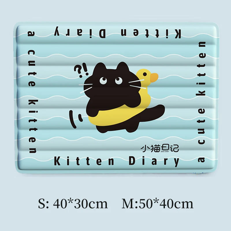 Pet Cooling Mat, Summer Cooling Pad for Dogs & Cats, Pet Ice Sleeping Cushion Summer Cooling Cushion