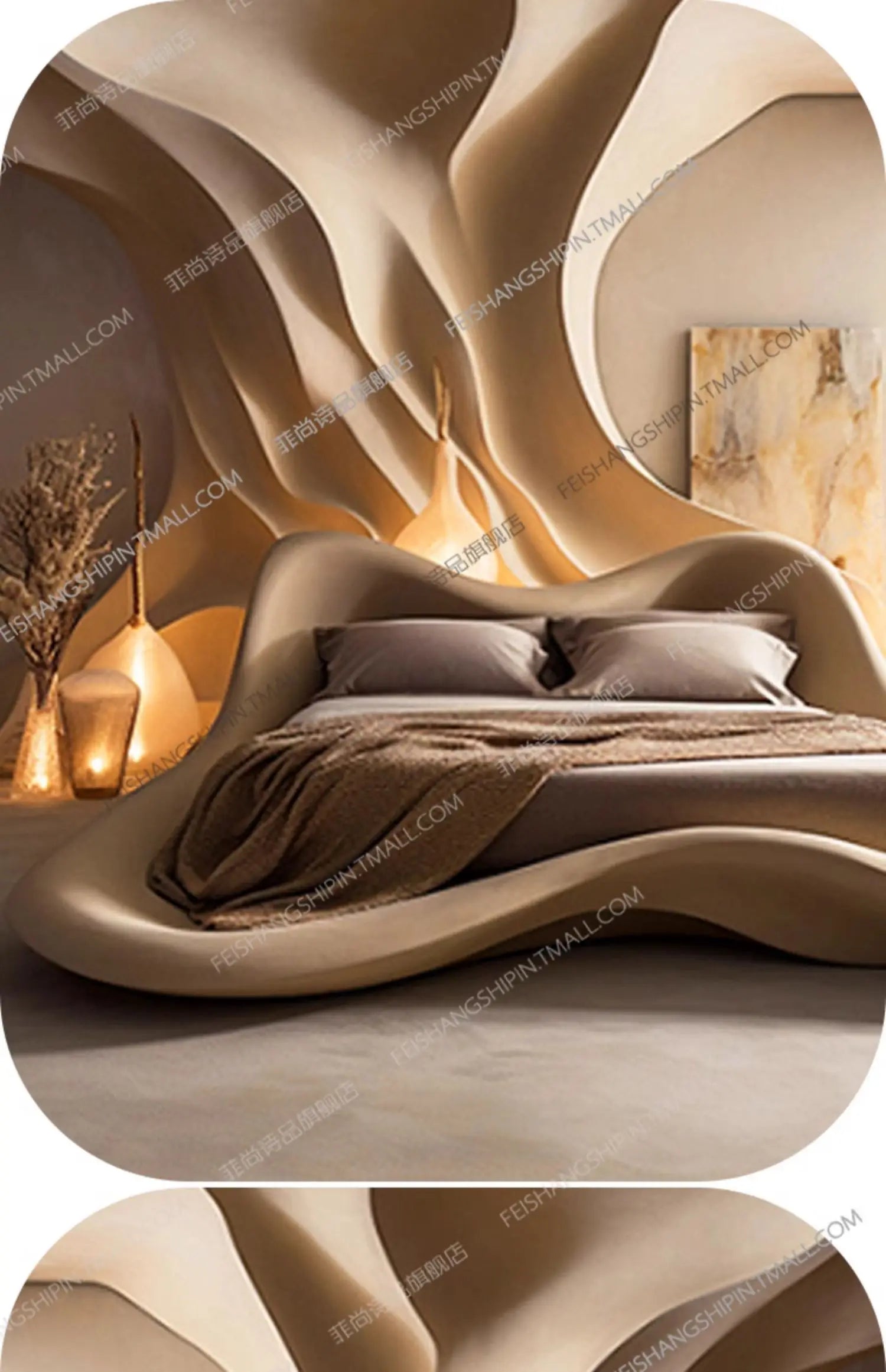 Storage Luxury Bed Headboard Master Bedroom Nordic Princess Bed Hotel Nightstands Muebles Para Dormitorio House Accessories