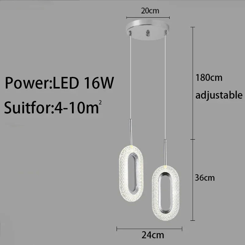 Modern Bedroom Bedside Chandelier Originality Corridor Wall Lamp Restaurant Bar Ceiling Lamp Indoor Decorate Pendant Luminaires