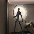 Hotel Lobby Living Room Light Emitting Diode Creative Design Art Tree Modern Floor
