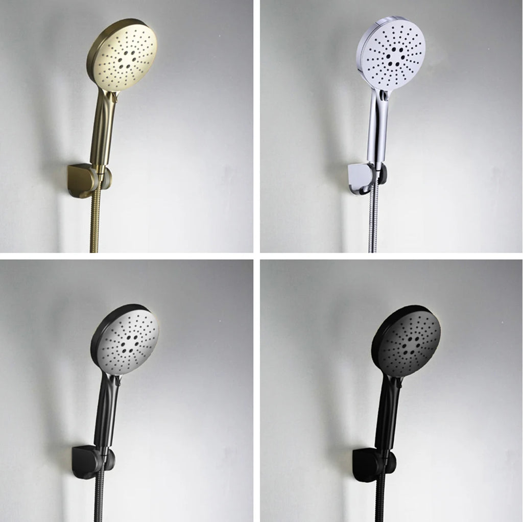 Bathroom 3 Functions Handheld High-pressure Water-Saving Shower Head Hardware Accessories High Qualit ABS Hand-Hold Shower