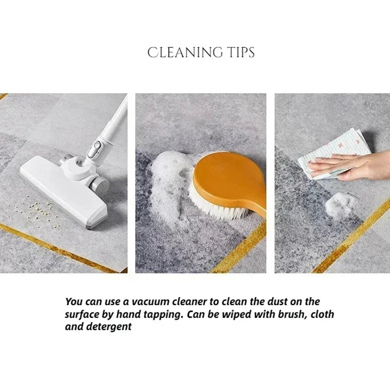 Large Area Living Room Floor Mat Non Slip Carpet for Home Bedroom Entryway Durable Indoor Rug Soft Underfoot Home Decor