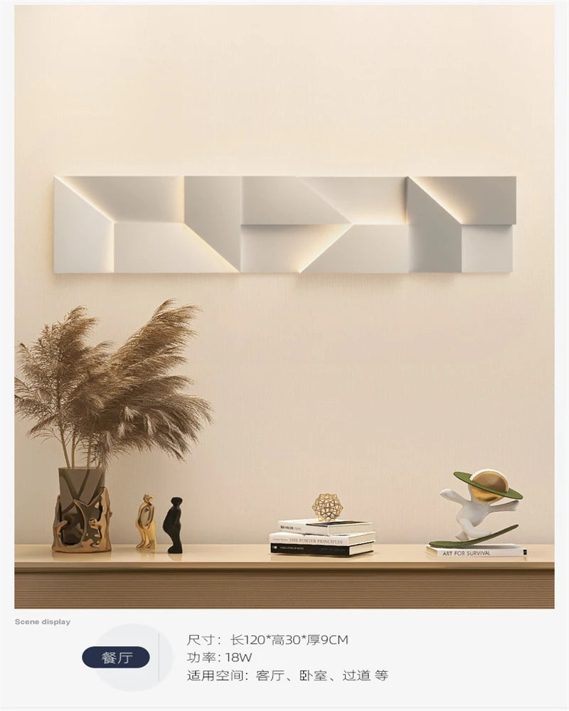 Living Room Background Wall Art Wall Lamp Minimalist Bedroom Bedside Entrance Hall Foyer Hallway Decorative Wall Painting Lamp