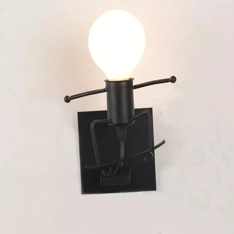 Creative Personality Living Room Bedroom Bedside Lamp Balcony Corridor Corridor Wall Lamp Art Children's Room Wall Lamp