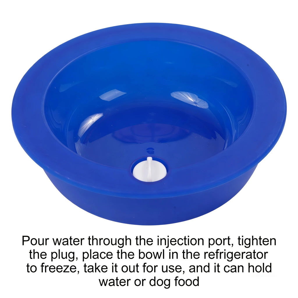 Pet Ice Bowl Cold Feeder – Fill & Freeze, Long-Lasting Cool, Perfect for Cats & Dogs, Easy Clean Summer Must-Have