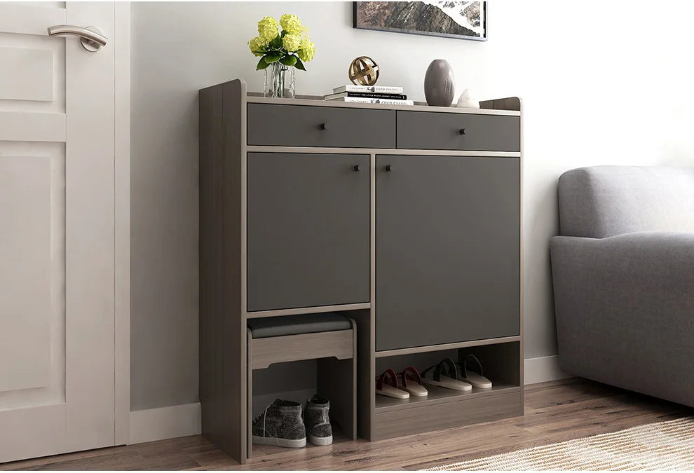 Living Room Organizer Bedroom Wooden Cabinet Ladies Boutique Shelves Shoes Rack Shelf Home With Storage