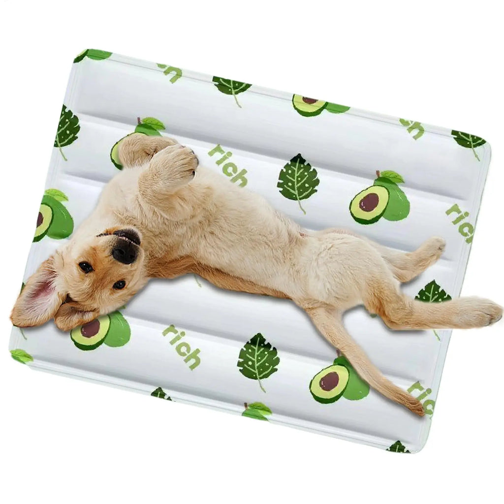 Dog Cooling Mat 30x40cm Ice Bed Soft Reusable Floor Cushion Summer Cool Mat for Small Medium Large Cats Indoor Outdoor Use