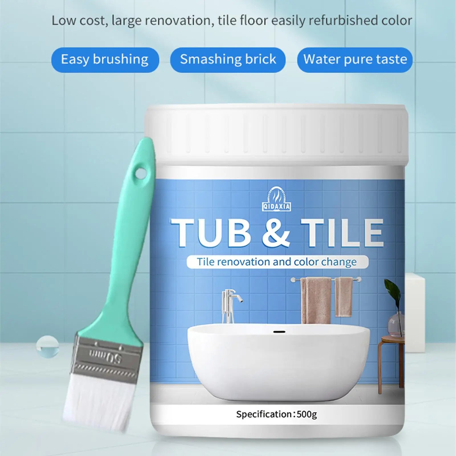 Bathroom Tile Paint Kit Tile color change paint Glass ceramic renovation bathroom water based paint for Bathtubs Sink